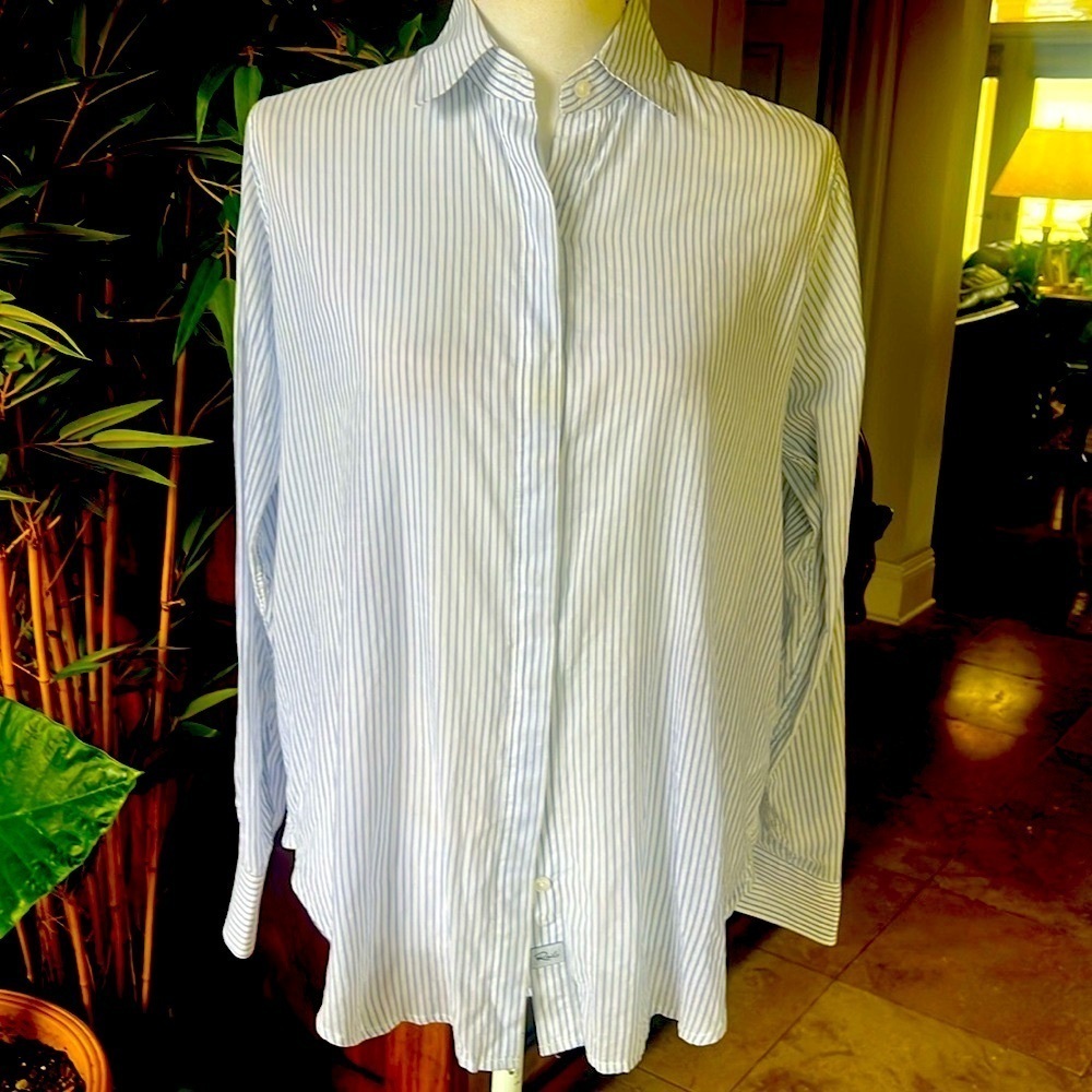Rails ladies blouse XS excellent condition long sleeve 100 percent cotton - Picture 4 of 14